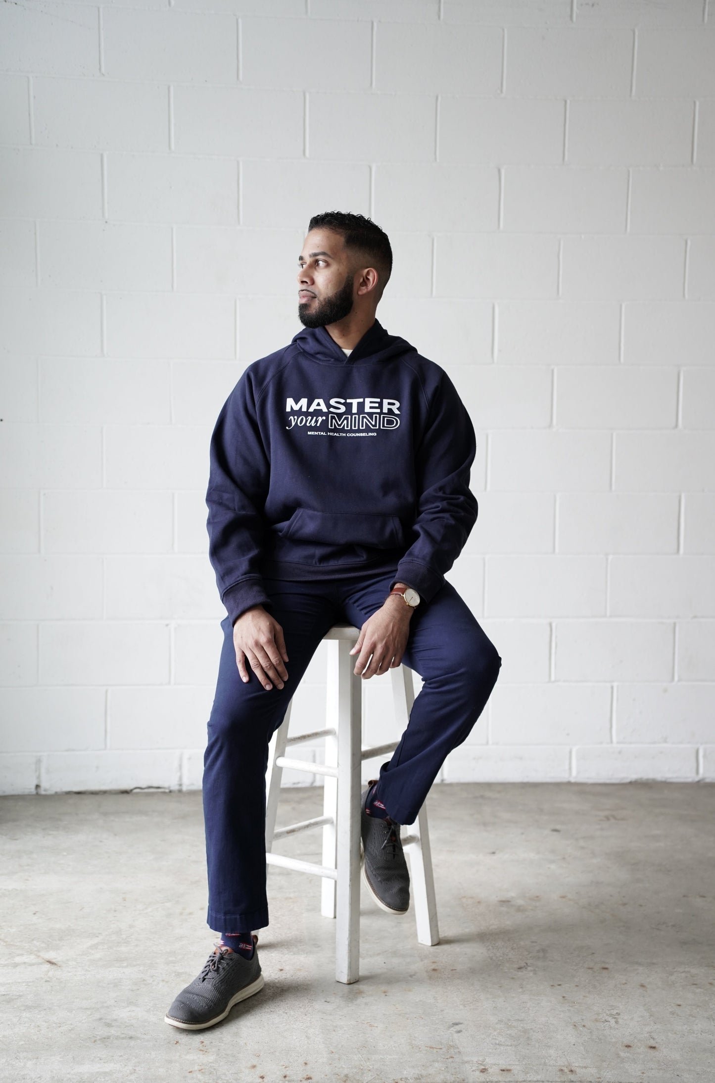 Navy Blue MYM Hoodie